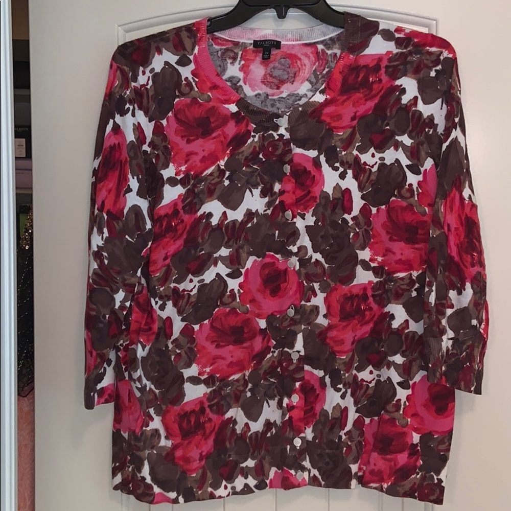 Talbot's 3/4 length sleeve sweater